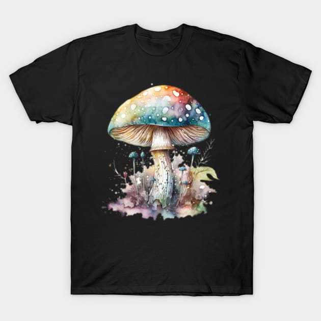 Magical Mystical Mushrooms T-Shirt by perthesun